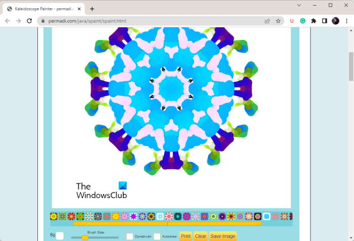 Different Kaleidoscope Patterns