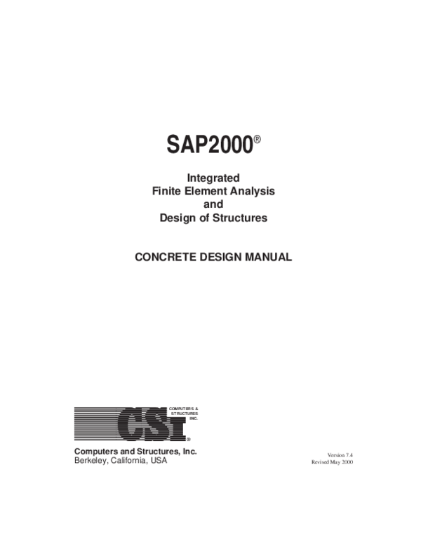 Quy trình cài đặt SAP2000