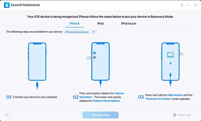 Quy trình mở khóa iPhone với iMyFone LockWiper