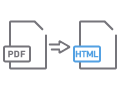 Chuyển đổi PDF sang HTML trong Able2Extract Professional