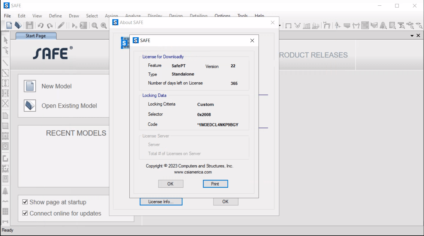 CSI SAFE 21 Interface