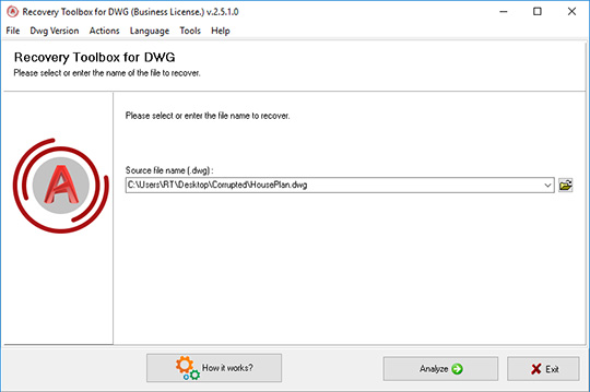 DWG TrueView File Viewing Interface