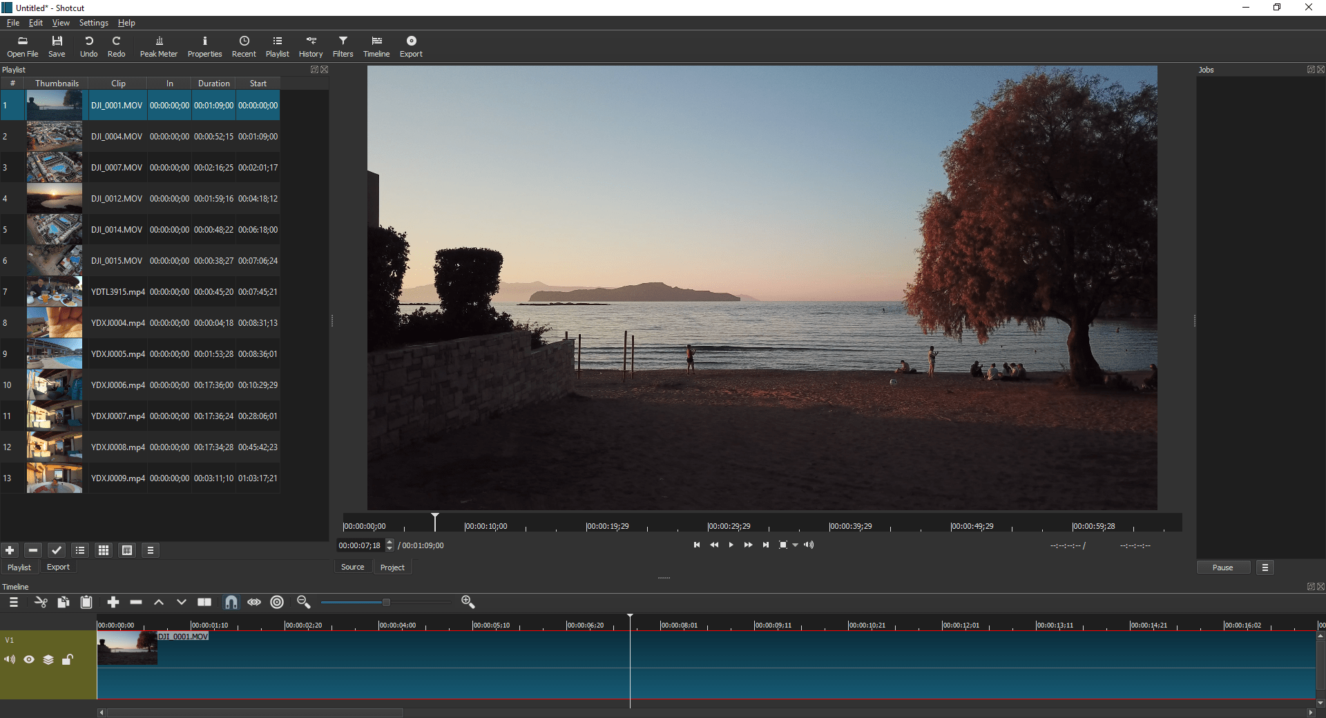 Video editing interface
