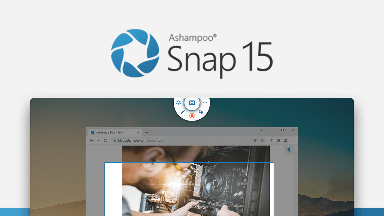 Tính năng chụp màn hình Ashampoo Snap 15