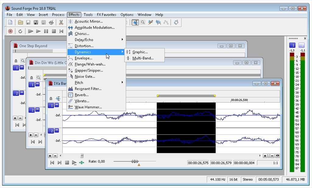 SOUND FORGE Pro 18 Recording Features