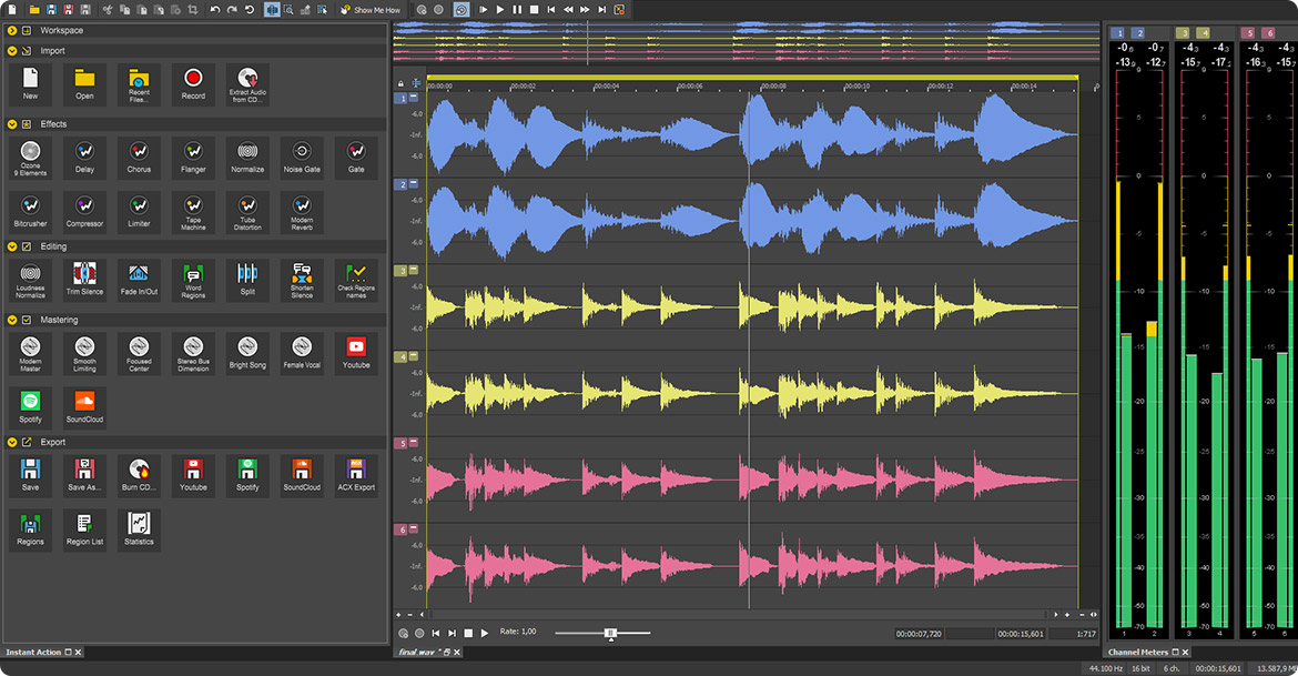 Audio Studio Interface
