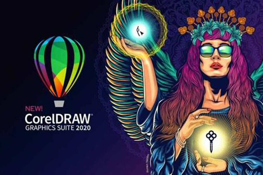 CorelDRAW Graphics Suite 2020 giao diện chính