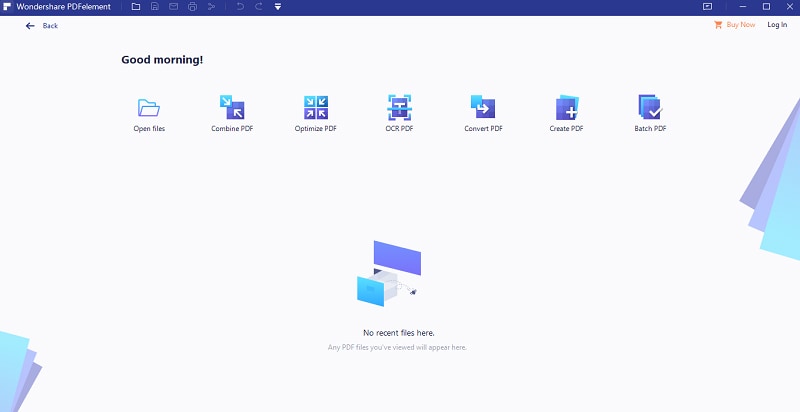 Foxit PDF Editor Startup Screen