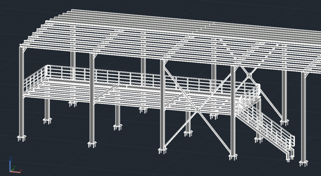 Làm việc với mô hình 3D trong Tekla Structures