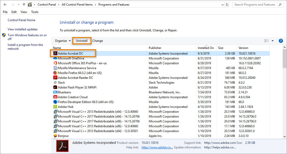 Adobe Installation Process