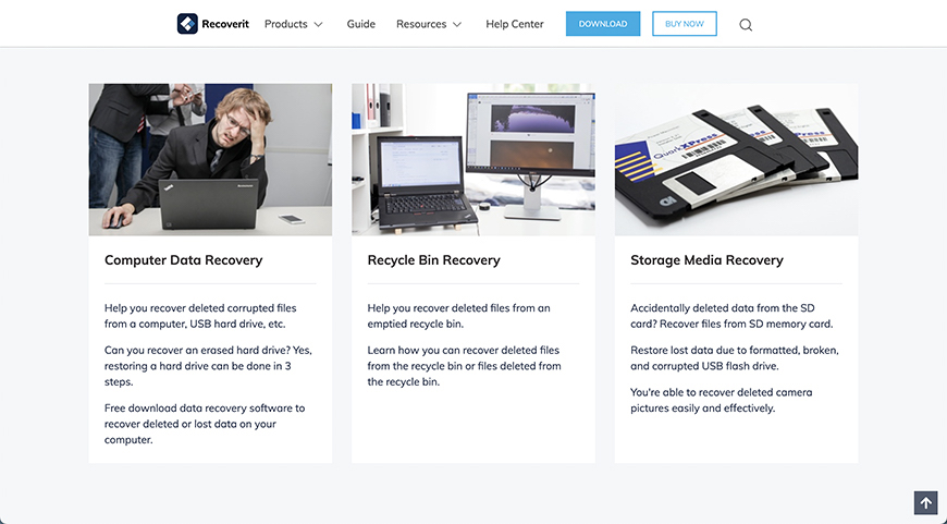 Giao diện cài đặt Wondershare Recoverit trên Windows